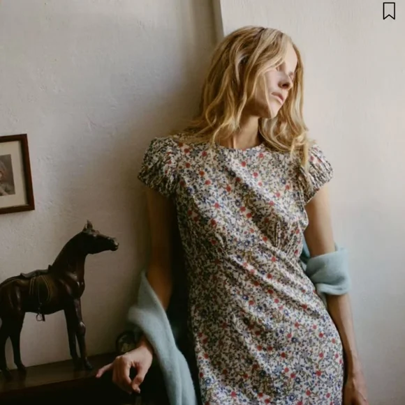 Doen Rhodia floral-print organic cotton-voile midi dress - Picture 4 of 16